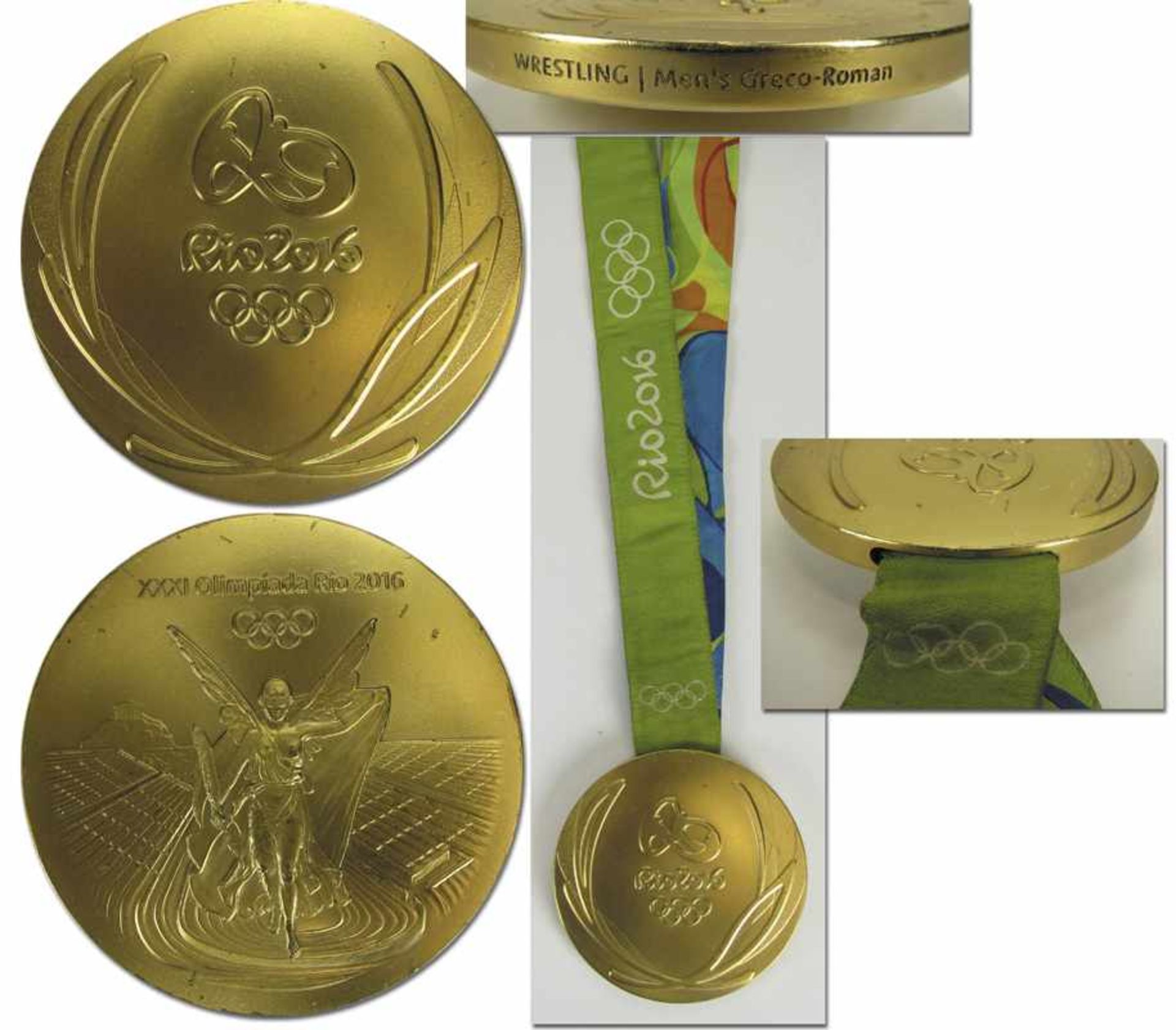 Olympic Games Rio 2016 Winner Goldmedal wrestling - Gold medal from the Olympic Games in Rio de