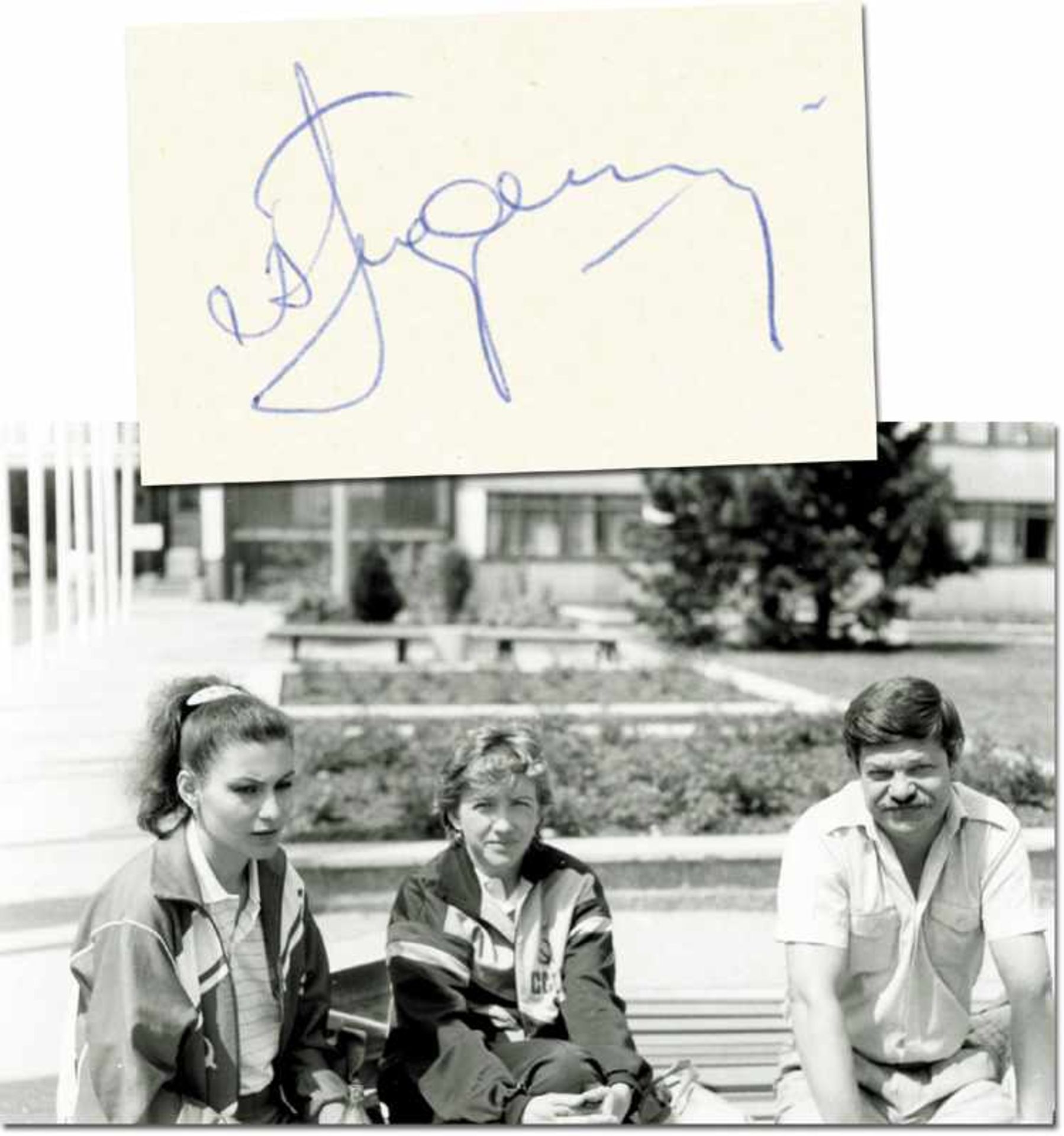Autograph Olympi Games 1972 shooting. W.Torschin -Torschin, Wiktor - (1948-1993) Karteikarte mit