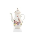 18TH ENGLISH PORCELAIN COFFEE POT