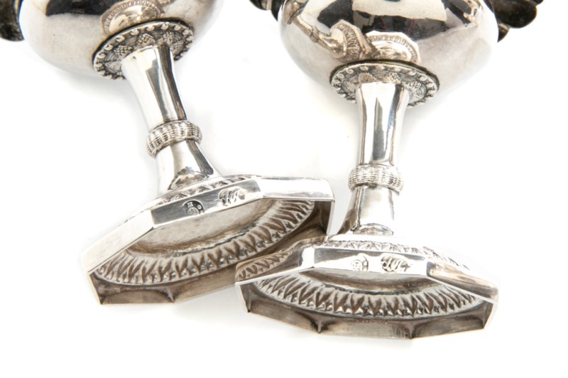 THREE AUSTRIAN SILVER CONDIMENT DISHES, 434g - Image 2 of 2