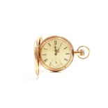 GOLD WALTHAM POCKET WATCH, 126g