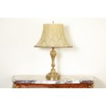 FRENCH GILT BRONZE TABLE LAMP
