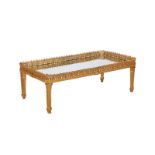 FINE GILT BRONZE SURTOUT DE TABLE PLATEAU