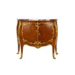 FRENCH ORMOLU MOUNTED MARBLE TOP SERVER