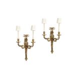 PAIR OF 19TH C ORMULU WALL SCONCES