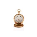 GOLD REMONTOIR POCKET WATCH, 102g