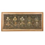 FRAMED ANTIQUE EMBROIDERED TEXTILE