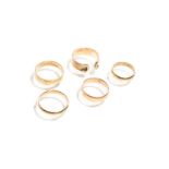 FIVE GOLD RINGS, 21g