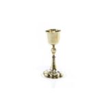 LATE 17TH C GERMAN SILVER GILT CHALICE, 353g