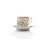 ROYAL COPENHAGEN FLORA DANICA COFFEE CAN & SAUCER