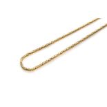 YELLOW GOLD CHAIN NECKLACE, 21g