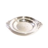 AMERICAN SILVER CIRCULAR DISH, 594g