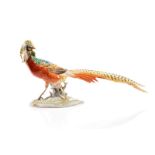 LORENZ HUTSCHENREUTHER PORCELAIN PHEASANT