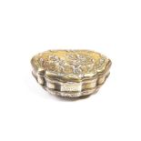 18TH C FRENCH SILVER GILT SNUFF BOX, 95g