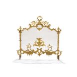 FRENCH BRONZE FIRESCREEN