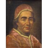 ESCUELA ITALIANA, SIGLO XVIII Retrato del Papa Clemente XIV