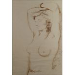 MANUEL ALCORLO (Madrid, 1935) Desnudo femenino