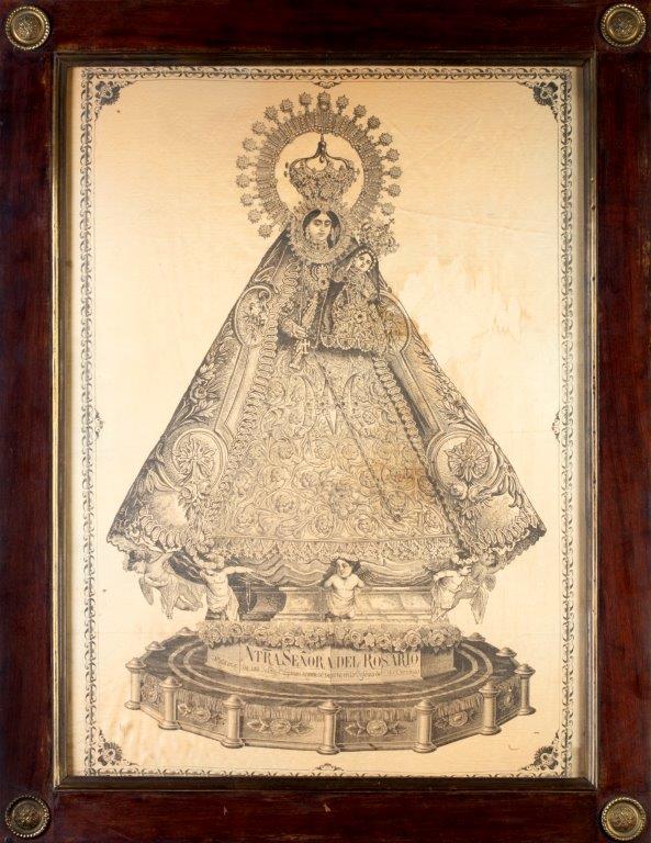 JUAN PEÑA Y SCANELL.Nuestra Señora del Rosario patrona de Islas Filipinas
