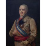 SALVADOR MARTÍNEZ CUBELLS (Valencia, 1845-Madrid, 1914).Retrato del duque de Bailén