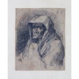 LEONARDO ALENZA Y NIETO (1807- 1845).Retrato de anciana