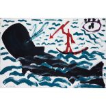 A.R. PENCK (Dresde, Alemania, 1939 - Zúrich, Suiza, 2017).Caza de ballenas, 1991