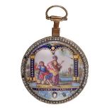 Reloj lepine PIERRE VIALA à Geneve ff S.XVIII pp. S. XIX con esmaltes