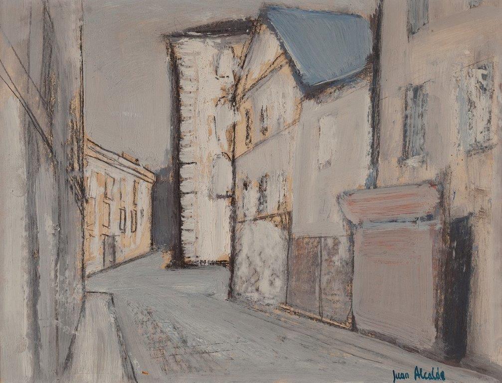 JUAN ALCALDE (Madrid, 1918 - 2020)Calle del Marrais