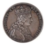 Medalla de proclamación de Luis XVI. Plata