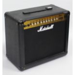 A Marshal MG Series “30DFX” practice amplifier.