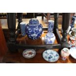 Various items of decorative china, pottery, etc.