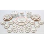 A Wedgwood bone china “Bianca” pattern sixty-four piece part dinner, tea & coffee service.