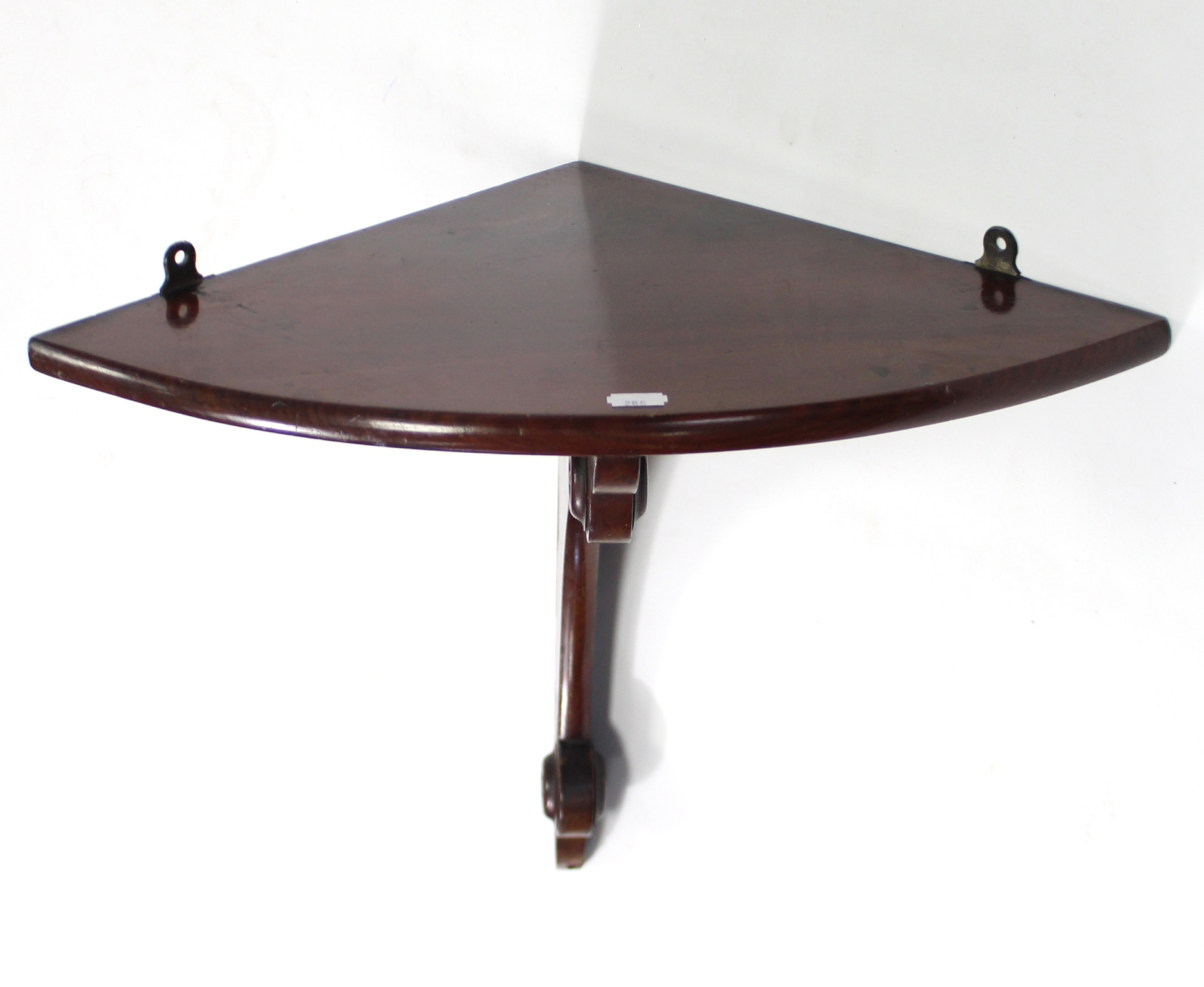 A 19th century mahogany tripod table with canted corners to the rectangular top, & on vase-turned - Image 3 of 4