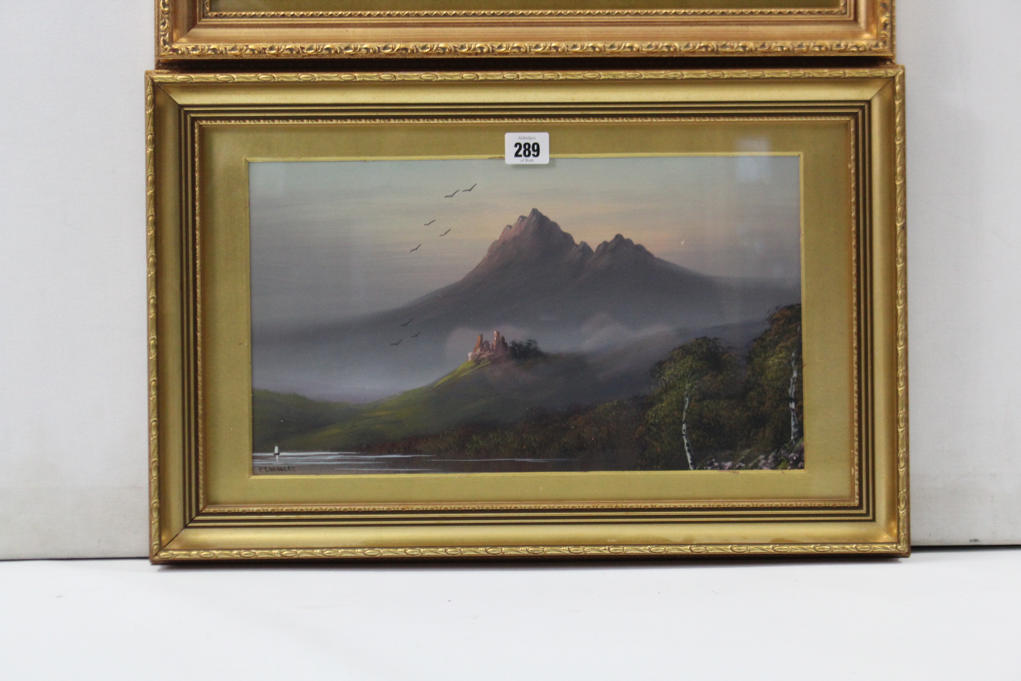 A watercolour painting by William Widgery (1822-1893), titled “Ben Macdui”, signed 9½” x 14¼”; - Image 2 of 5