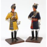 Two Sentry Box Full Ceremonial Dress Series Soldier Figures “British Officer of Skinners Horse” (1st