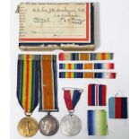 A First World War pair awarded to: Lieut. C. A. Stanton; Victory Medal & British War Medal,