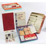 A collection of assorted loose cigarette & tea cards; & three cigarette card catalogues.