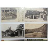 AN ALBUM OF APPROXIMATELY THREE HUNDRED AND FORTY VARIOUS POSTCARDS – ALL BATH VIEWS, CIRCA