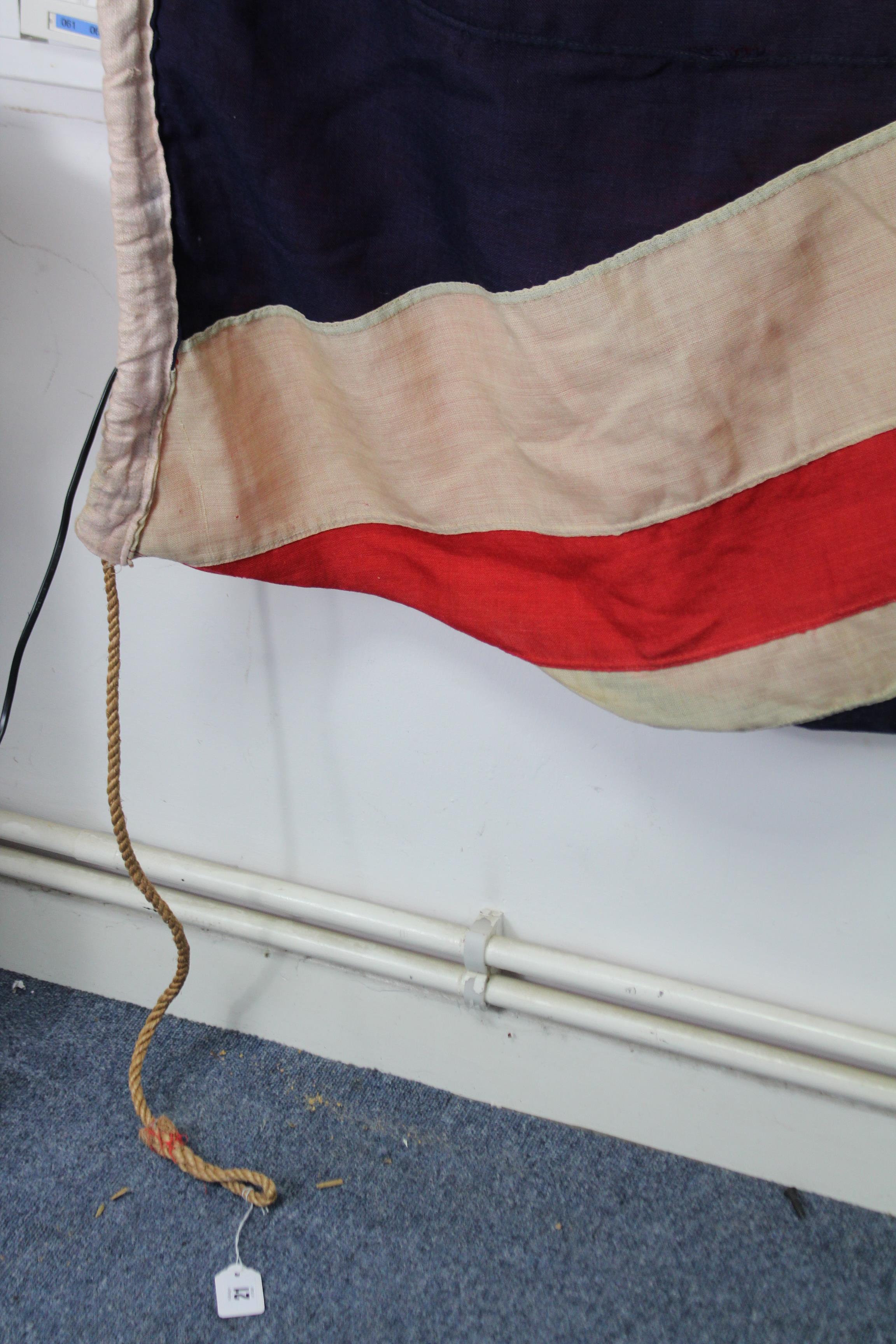 A large Union Jack flag, 68” x 128”. - Image 3 of 6