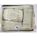 A collection of documents relating to the McGregor family of Glasgow including masonic, burials,