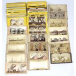 A collection of approximately eighty various stereocards – British topographical, circa mid-19th