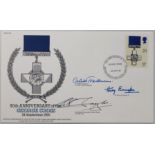 A 1990 “50th Anniversary of the George Cross” First Day cover signed by Odette Hallowes, Harry