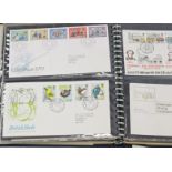 A collection of 98 G.B. First Day covers, circa 1964-82, in two albums; & an album of 50 foreign