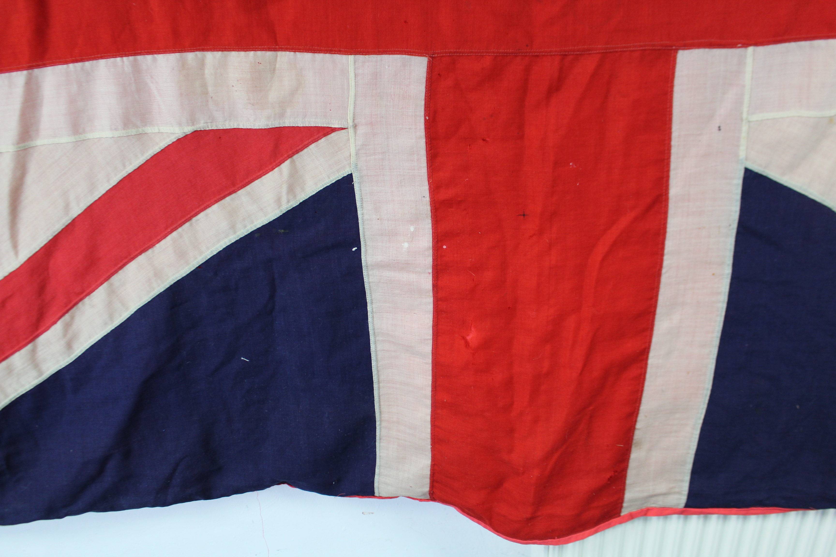 A large Union Jack flag, 68” x 128”. - Image 4 of 6