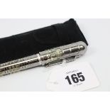 A Dunhill “Revolette” 12mm ball-point pen with case.