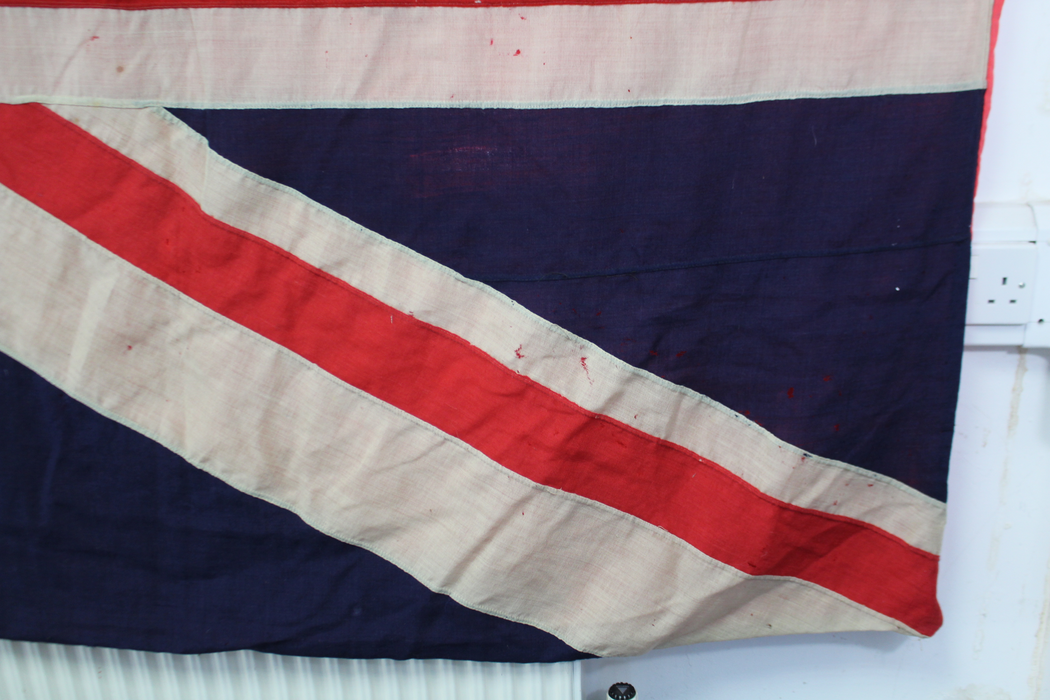 A large Union Jack flag, 68” x 128”. - Image 5 of 6