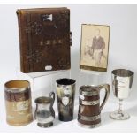 A group of Victorian Sports trophies, awarded to F.St C. Farran at Rugby school, comprising: an