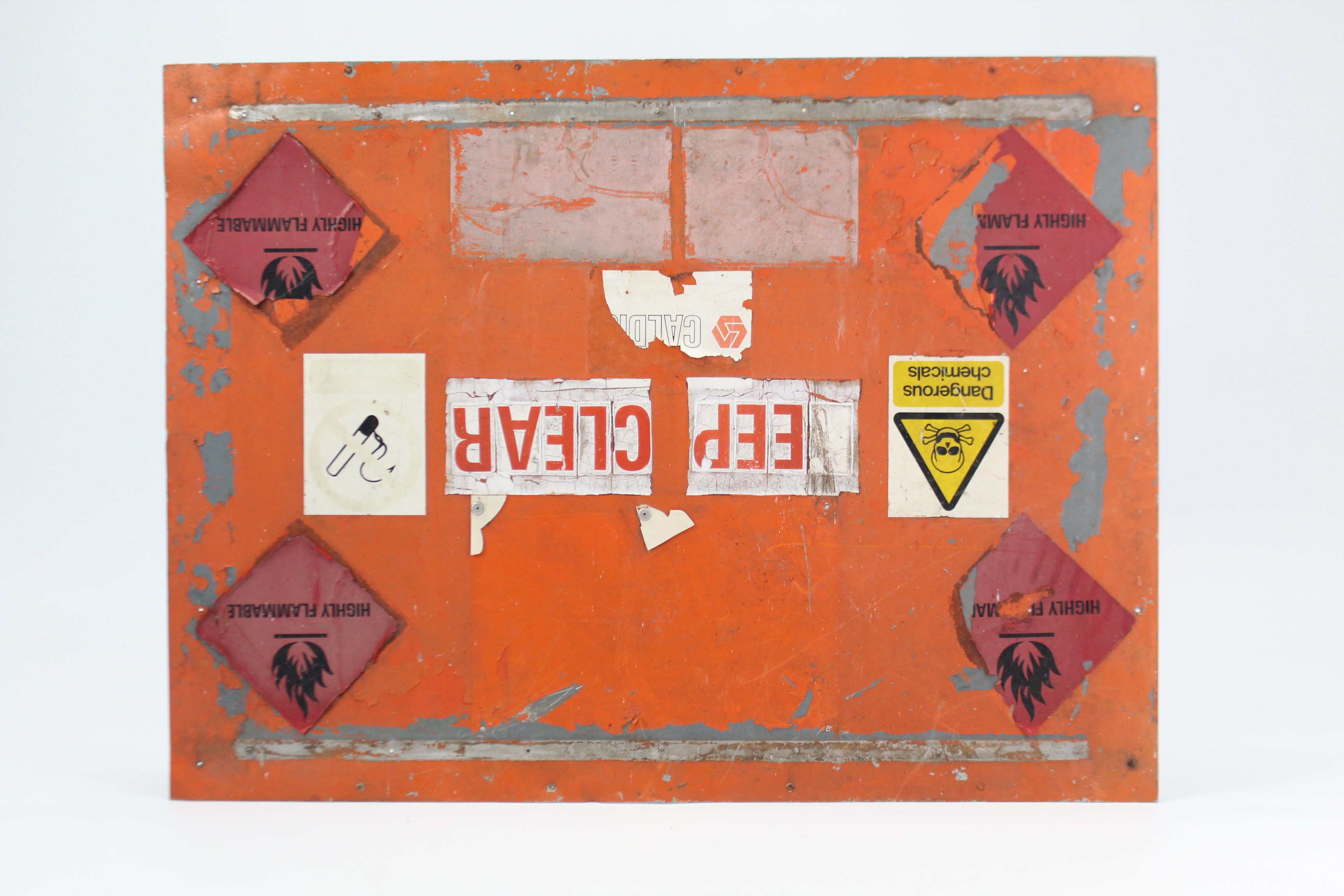 A large painted aluminium rectangular sign “SHEPPY CHEMICALS LIMITED CHEMICAL & ORGANIC DIVISIONS, - Image 2 of 2