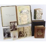 A collection of assorted carte-de-visite & cabinet photographs, loose & in four albums.