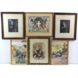 Various decorative paintings, prints, & photographs.