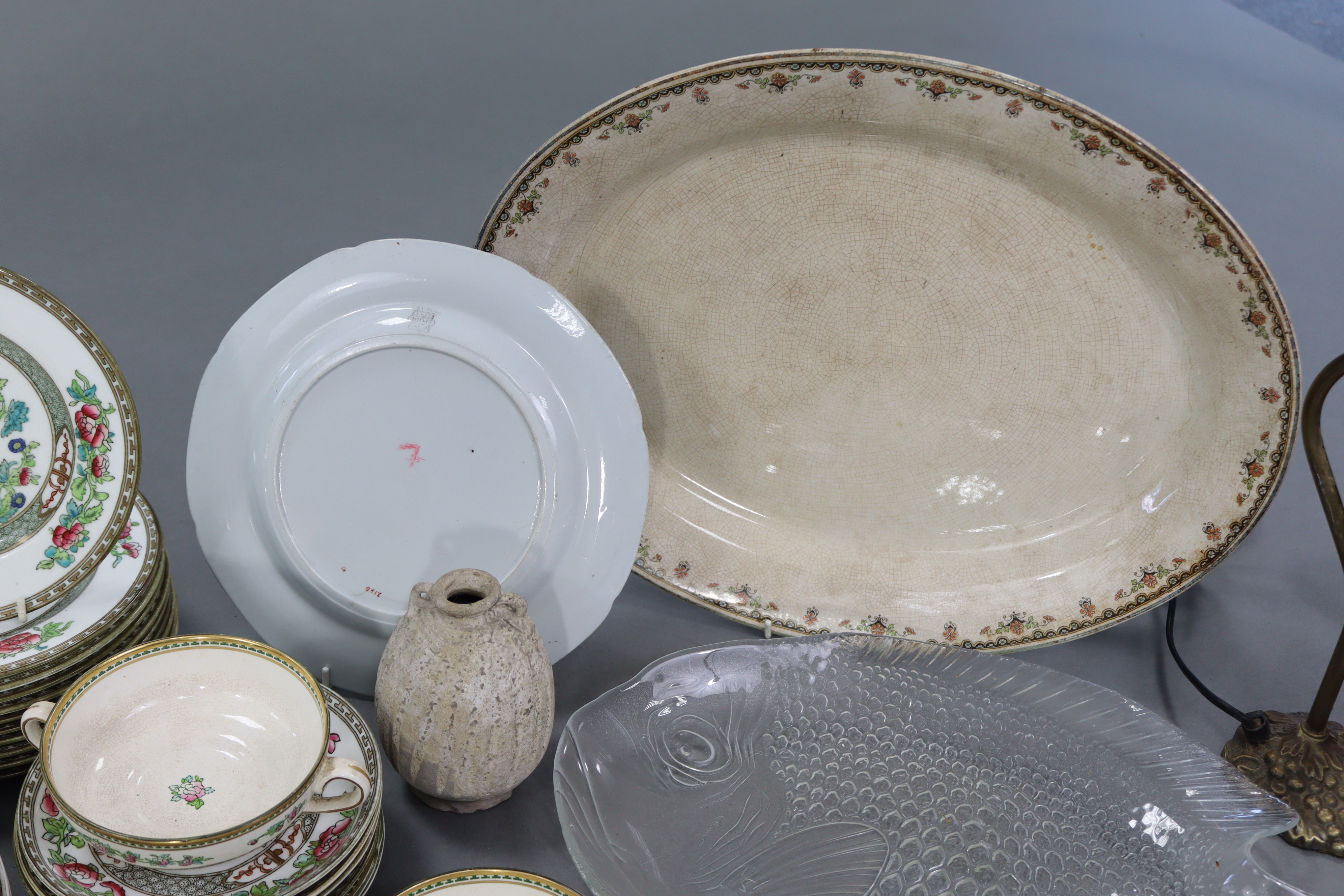 Thirty-five matched items of “Indian Tree” pattern dinner & tea ware; & sundry other items. - Image 11 of 12